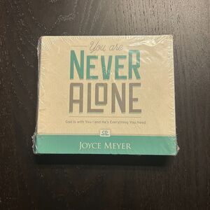 NEW - Joyce Meyer - You Are Never Alone - 4 CD Set - Factory Sealed